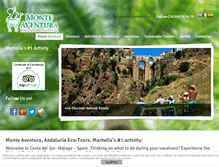 Tablet Screenshot of monteaventura.com